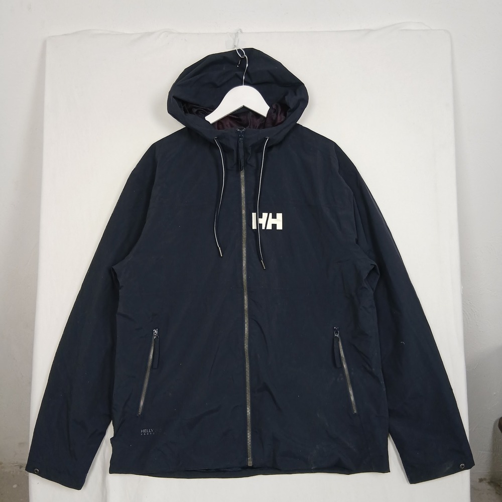 Helly Hansen Mens Helly Tech Protection Rain Jacket Navy Blue XL 64028M